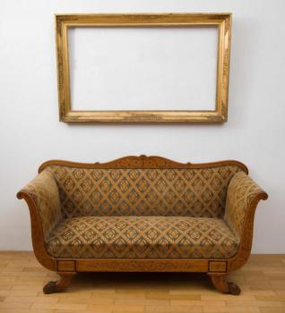 Starožitný zlacený rám na obraz – Biedermeier Starožitný zlacený rám na obraz – Biedermeier
